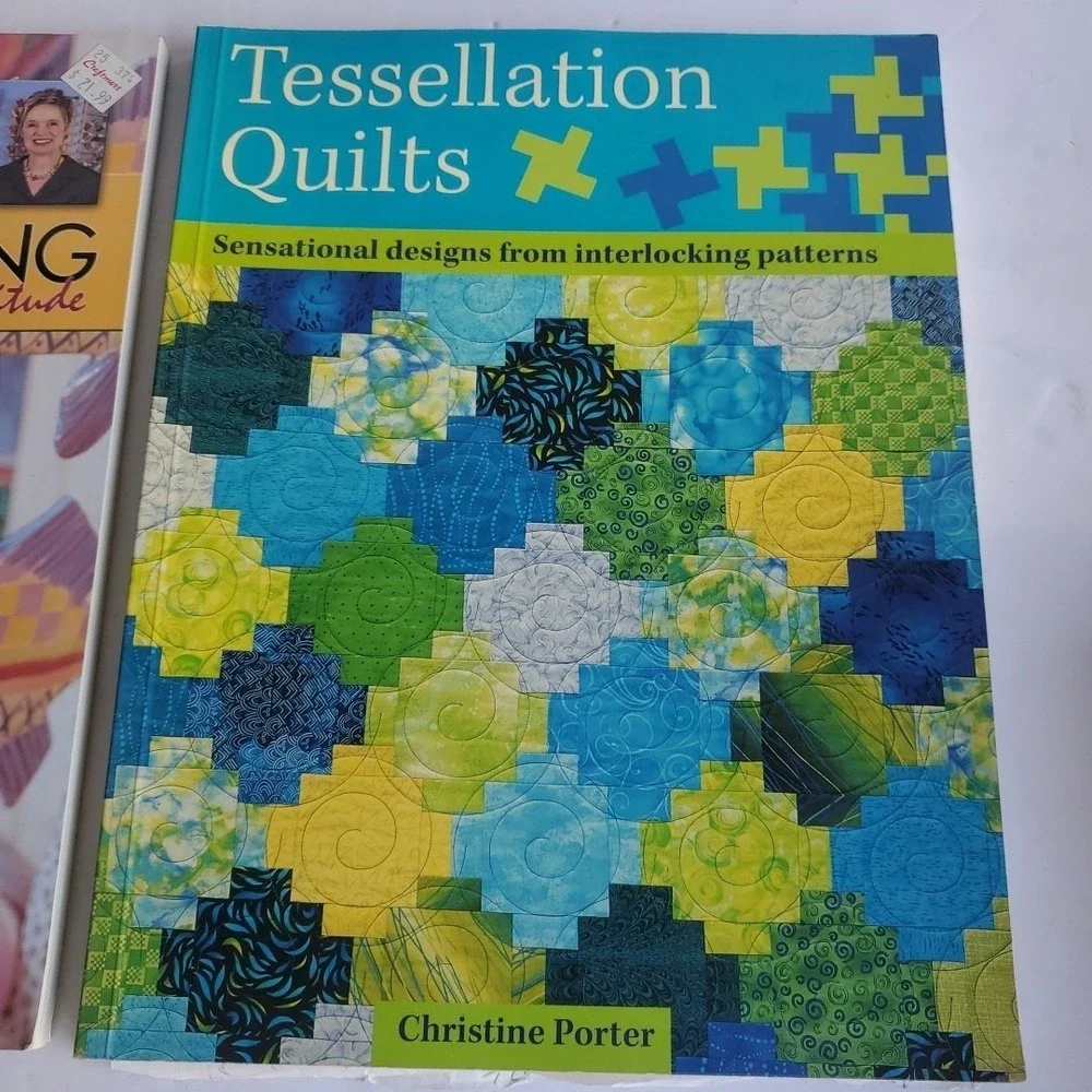Tessellations Quilts Christine Porter Crazy‎ Quilting Barbara Randalls Lot 6